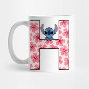 Stitch letter Mug